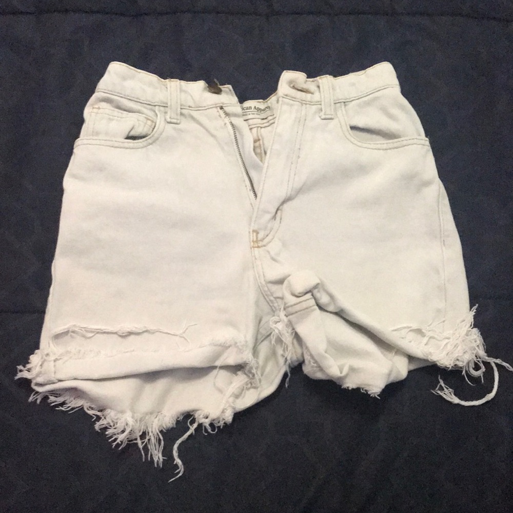 American apparel high waisted shorts
